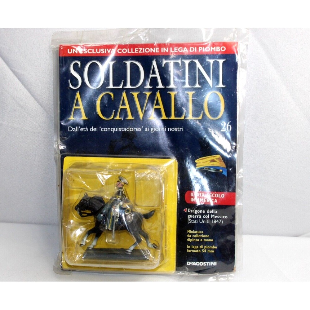DeAGOSTINI Soldier on Horseback Dragon of War MX US War 1847 SOLDATINI A CAVALLO